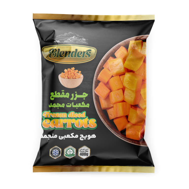 هویج مکعبی منجمد بلندرز